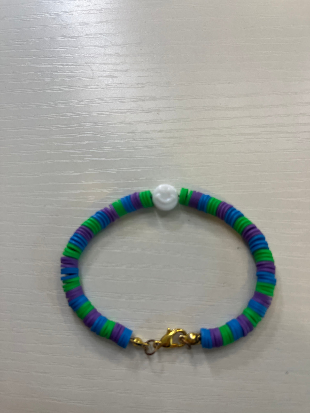 Handmade bracelet smiley face